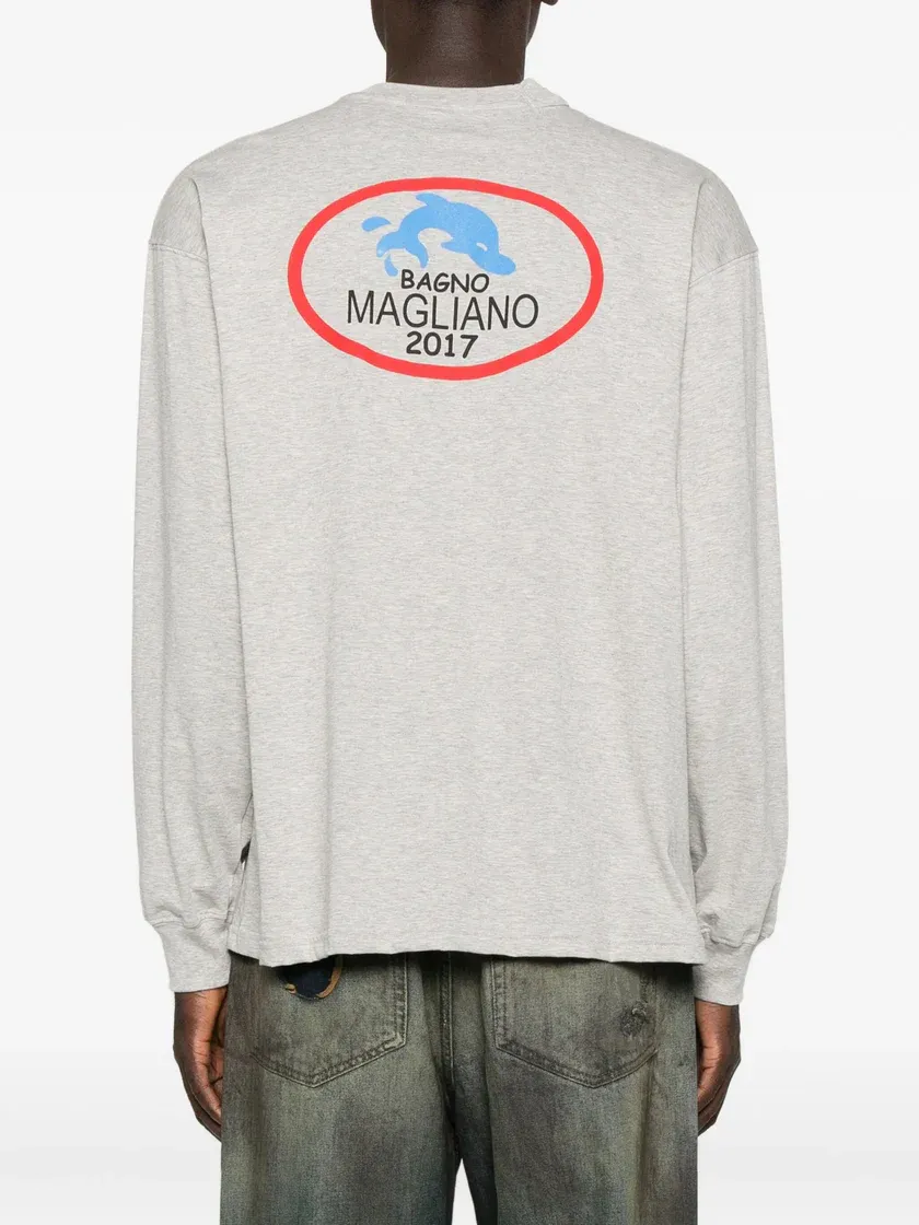 Logo Graphic Long-Sleeved Sweatshirt