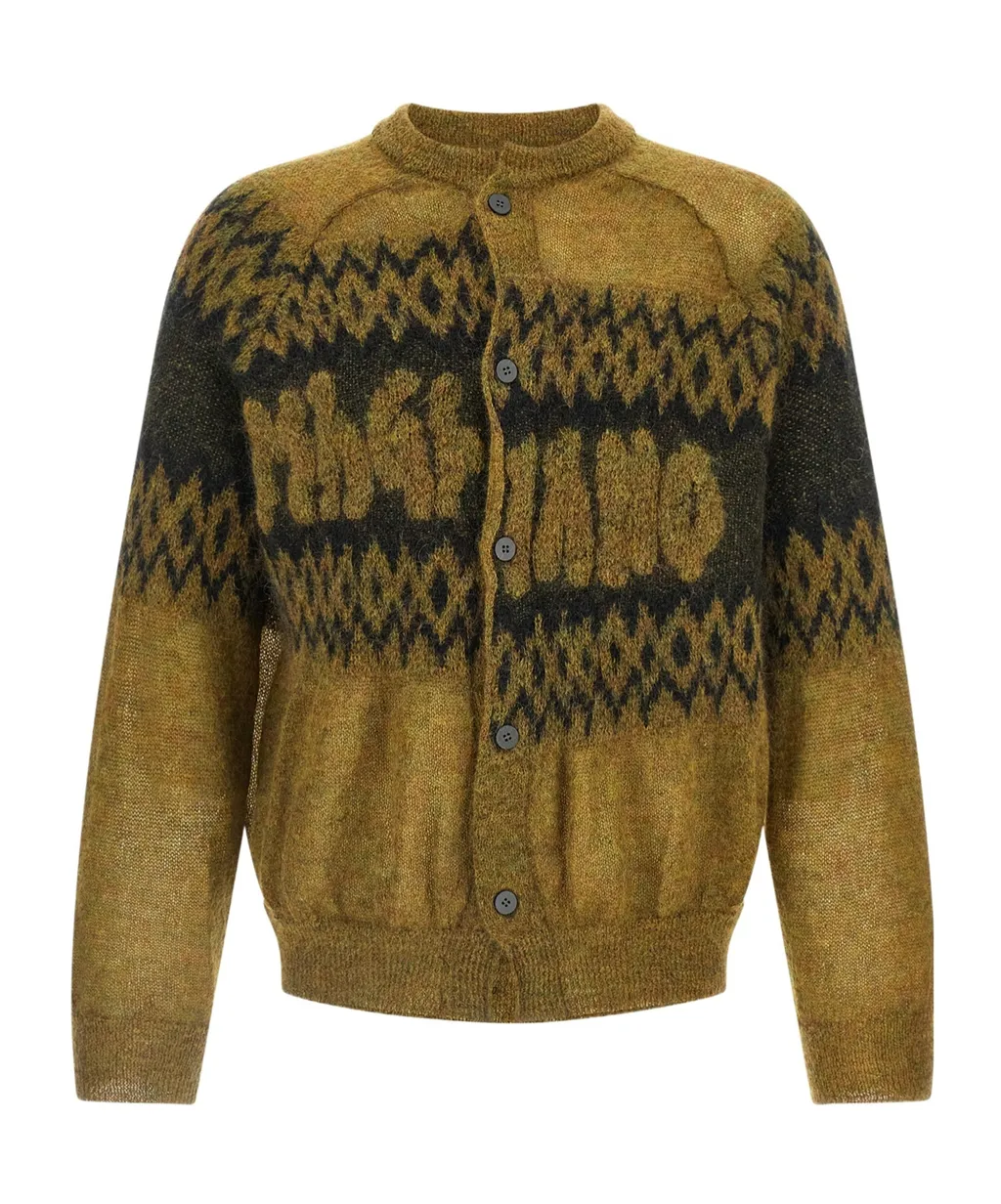 Logo Intarsia Cardigan