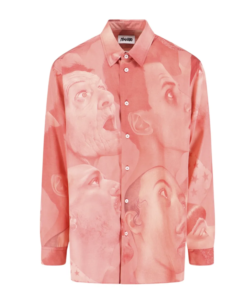 Printed Long-Sleeved Shirt