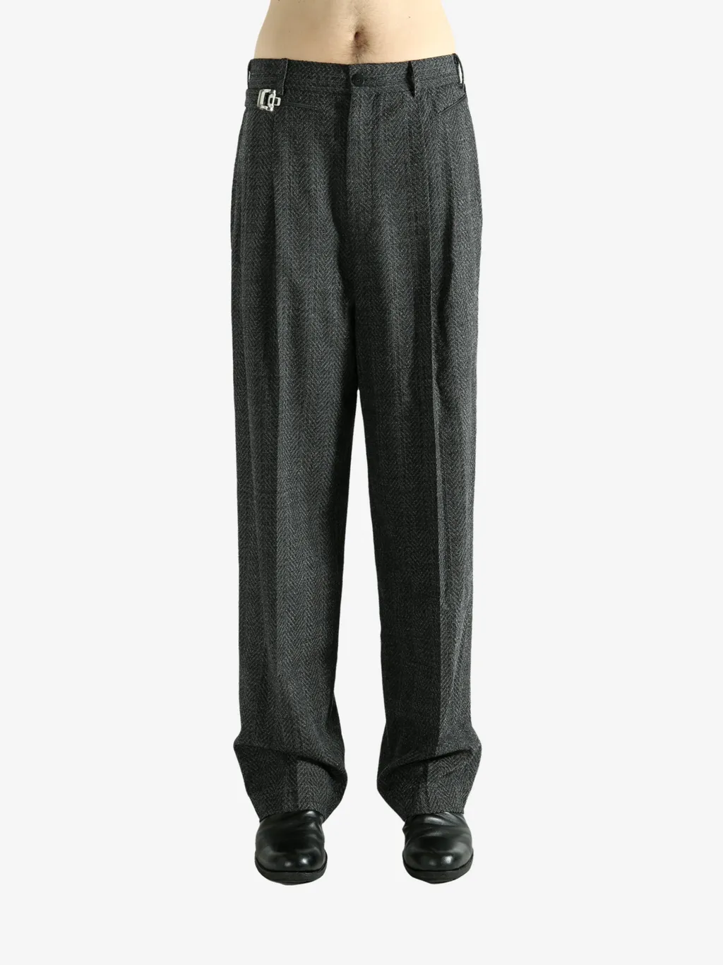 Double Pleat Casual Pants