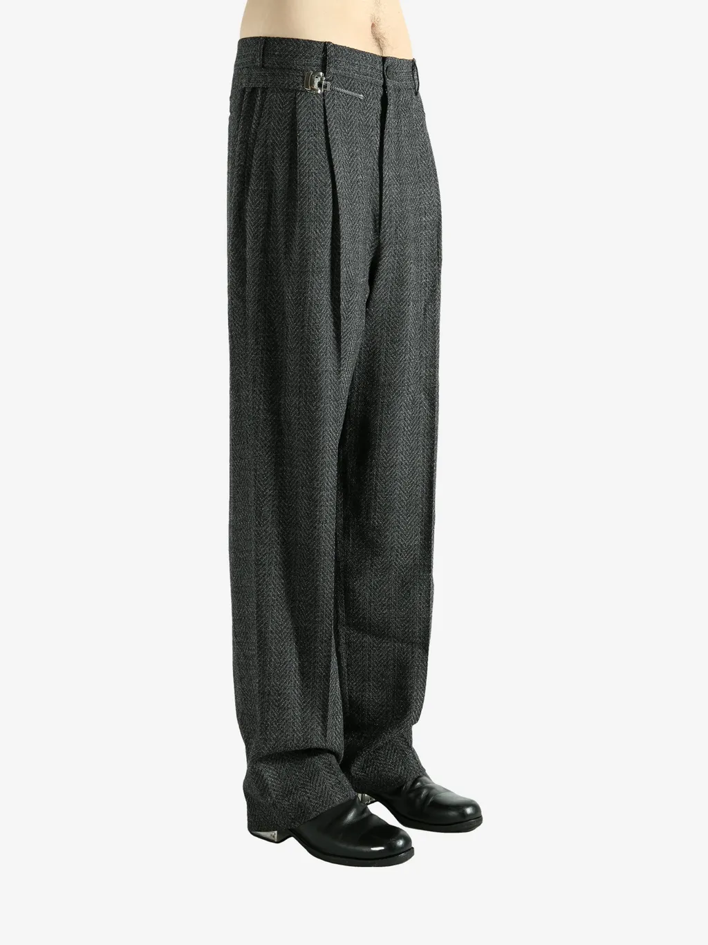 Double Pleat Casual Pants