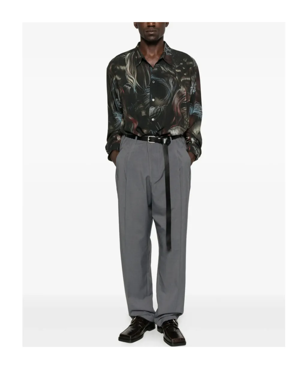Printed Long-Sleeved Shirt