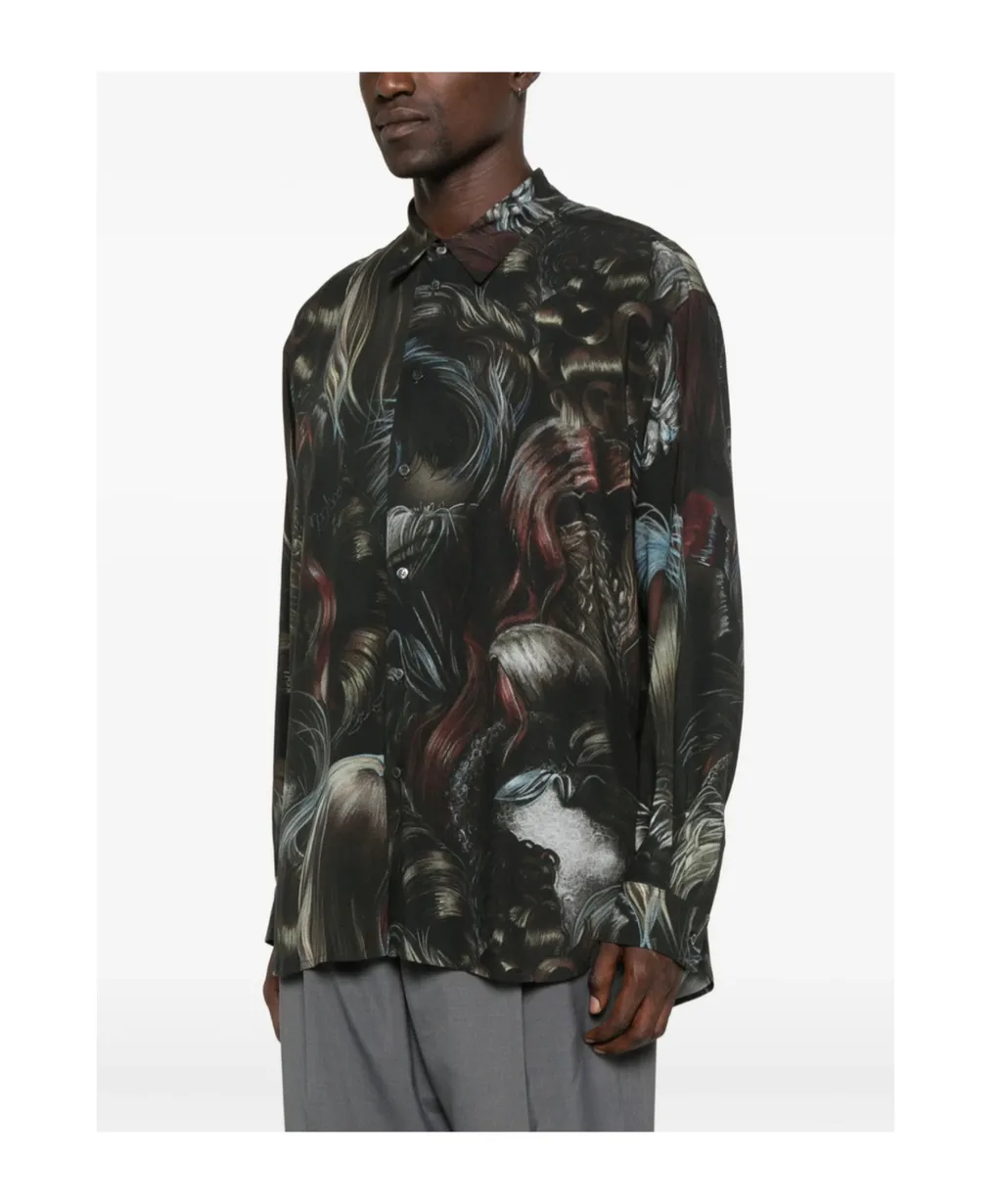 Printed Long-Sleeved Shirt