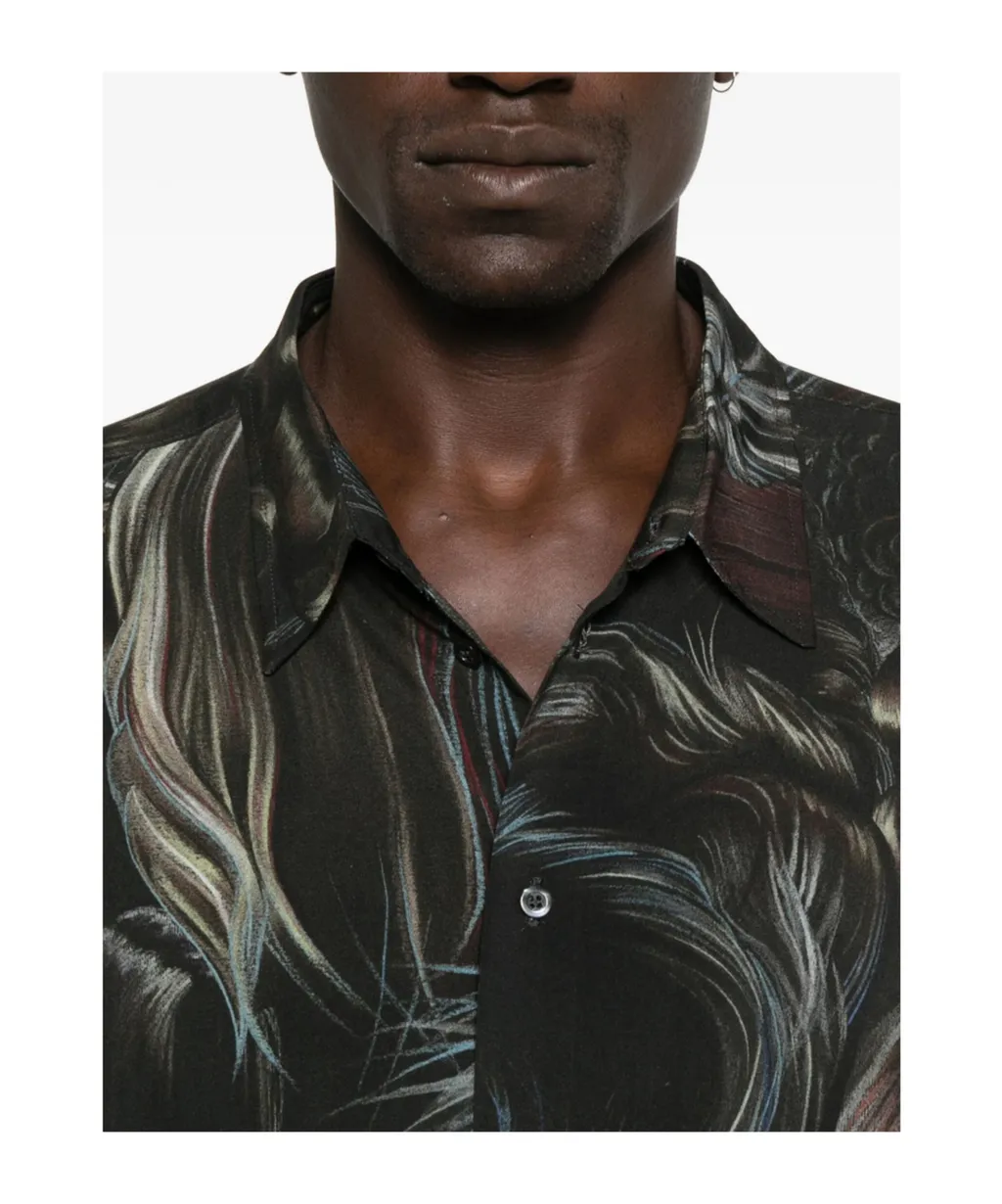 Printed Long-Sleeved Shirt