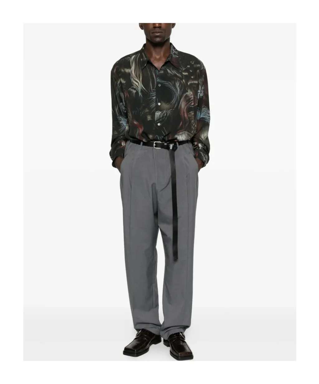 Pleated Casual Pants