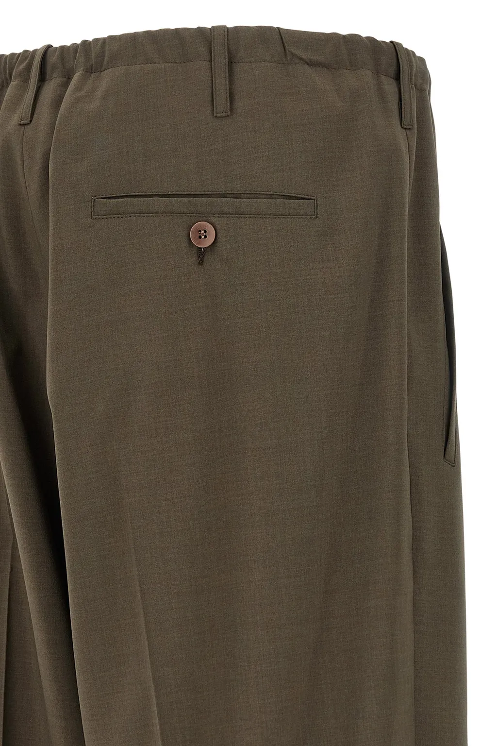 Elastic Waist Casual Pants