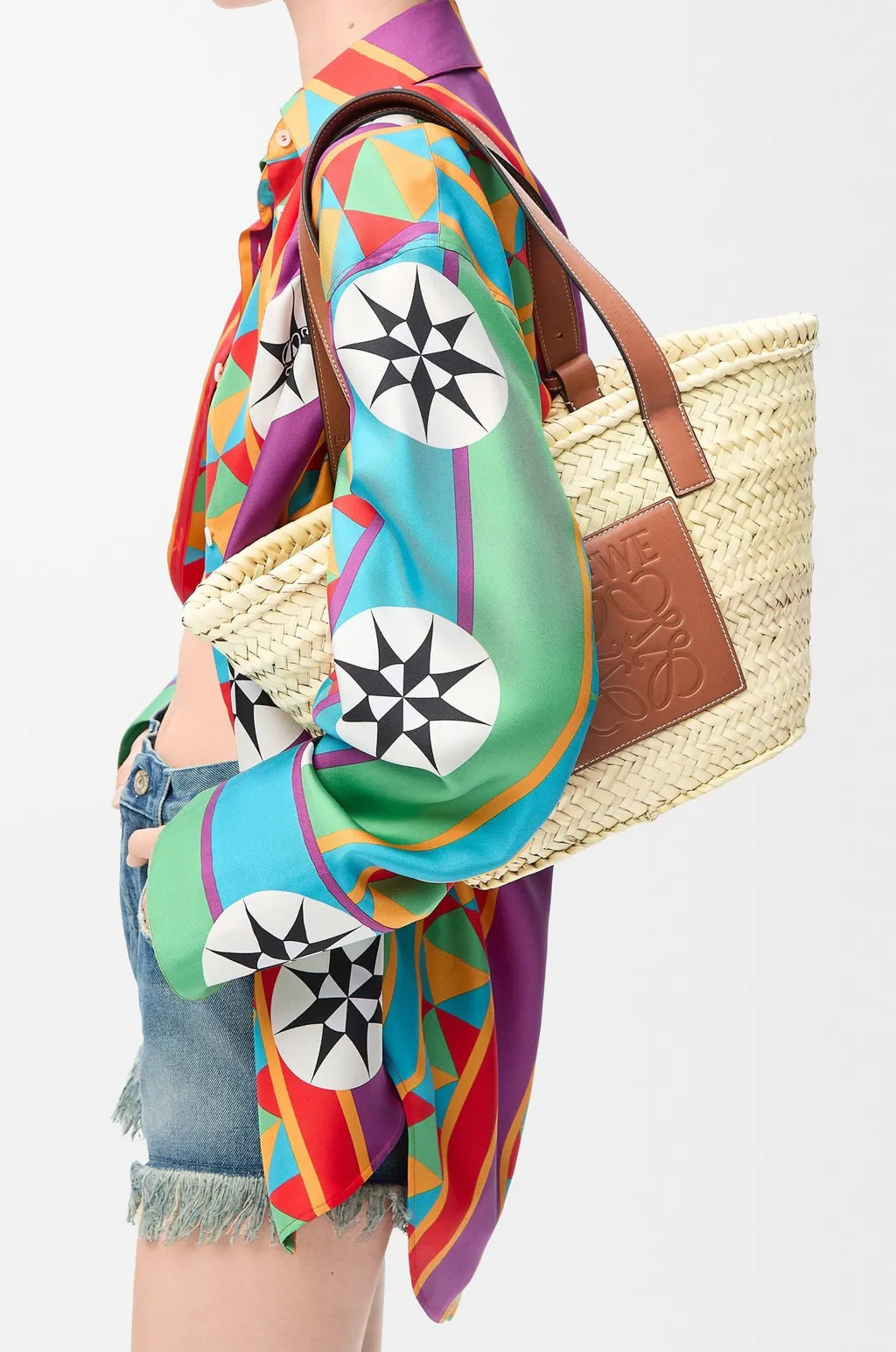 Large Classic Basket Bag