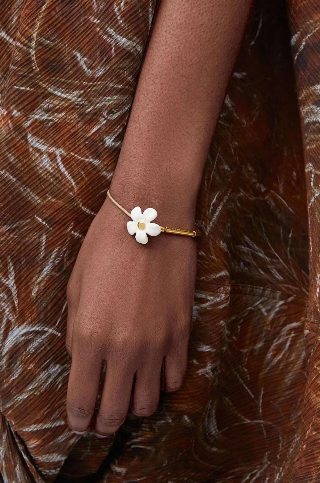 Flor Bracelet In Sterling Silver And Enamel