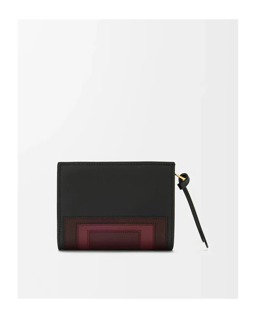 Compact Wallet In Nappa Calfskin