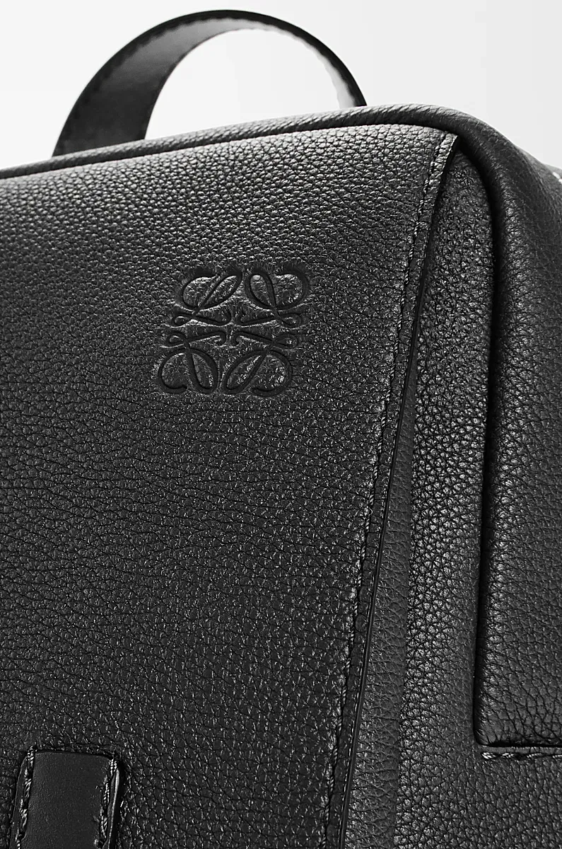 Military Backpack In Soft Grained Calfskin