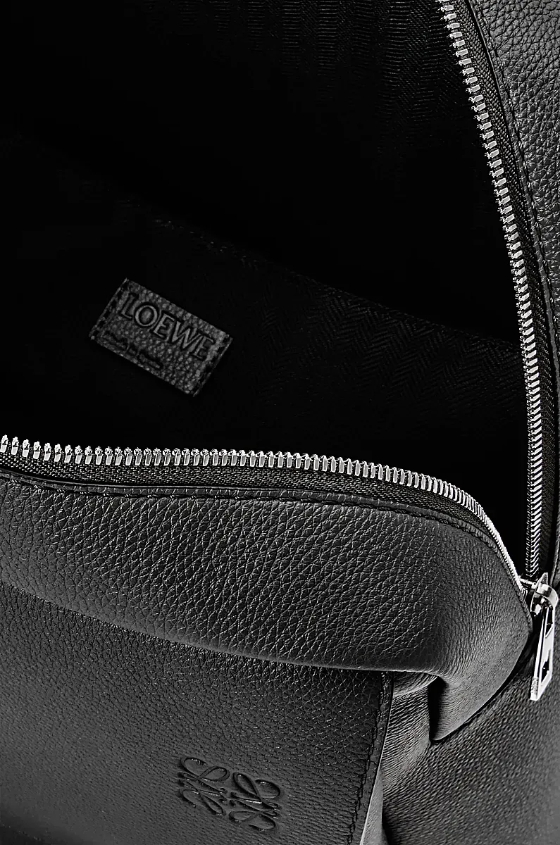Military Backpack In Soft Grained Calfskin