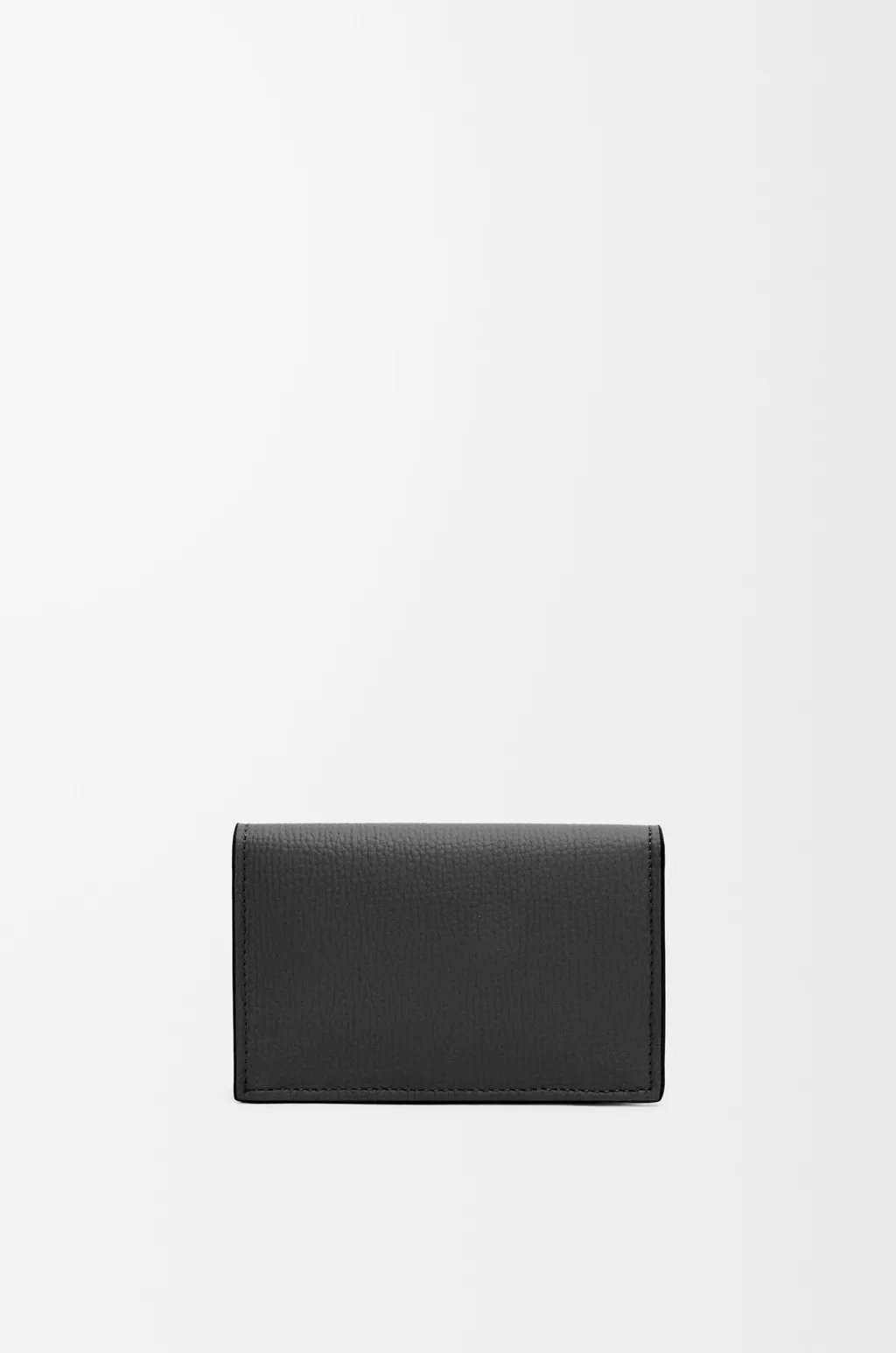 Anagram Business Cardholder In Pebble Grained Calfskin