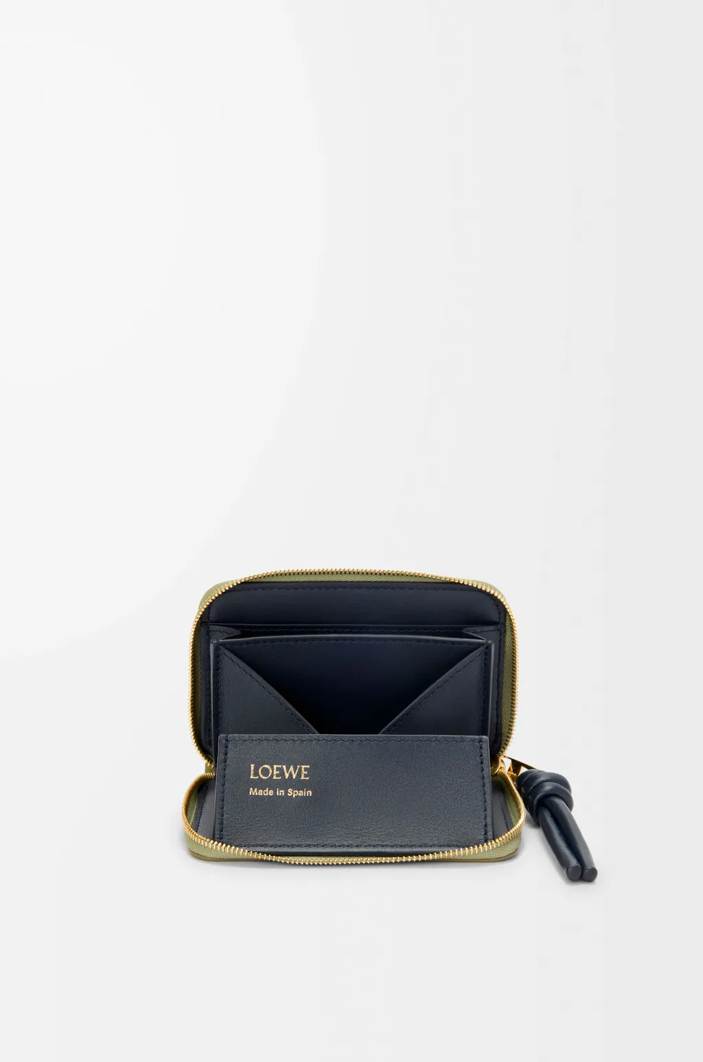 Zipped Coin Purse In Shiny Nappa Calfskin