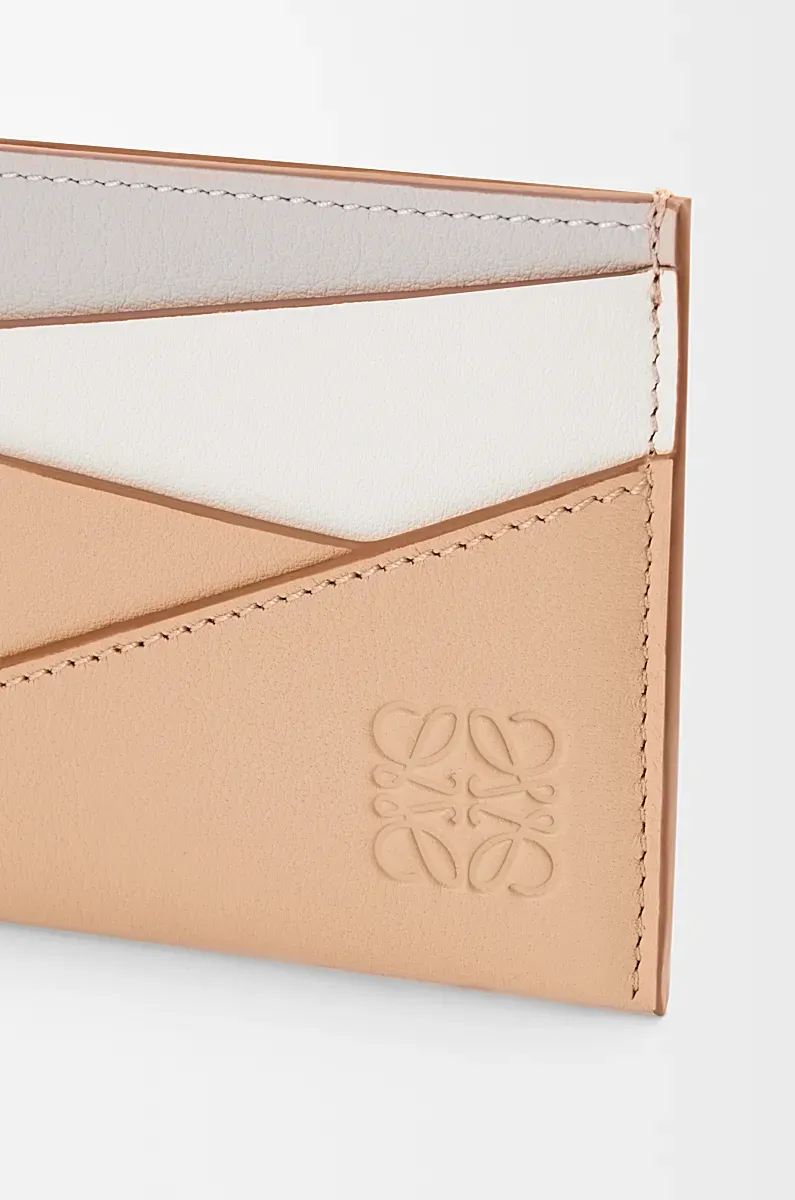 Puzzle Plain Cardholder In Classic Calfskin
