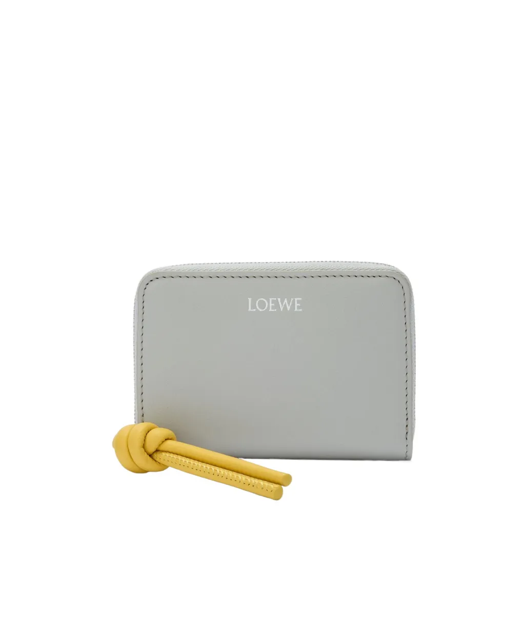Zipped Coin Purse In Shiny Nappa Calfskin