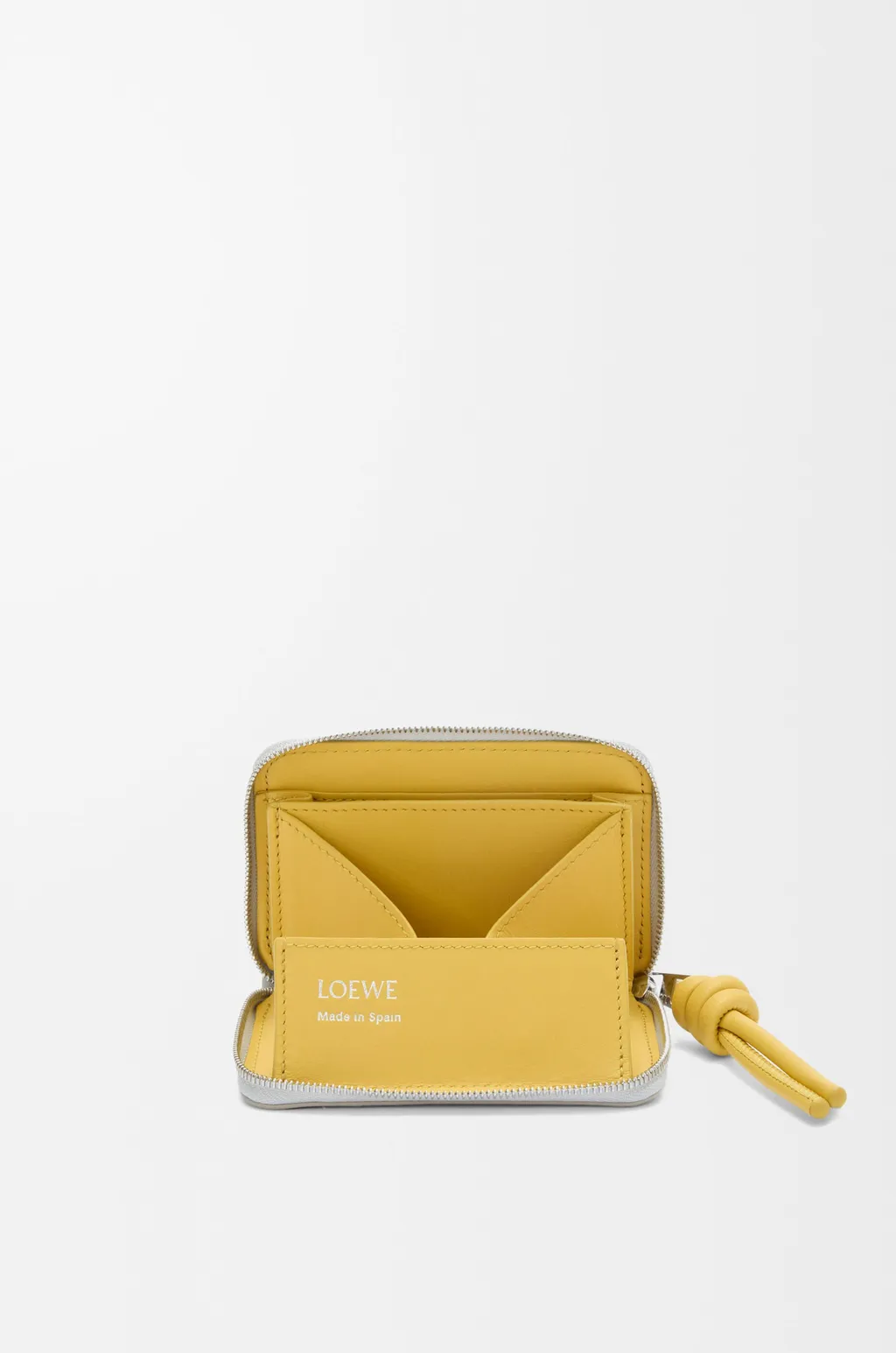 Zipped Coin Purse In Shiny Nappa Calfskin