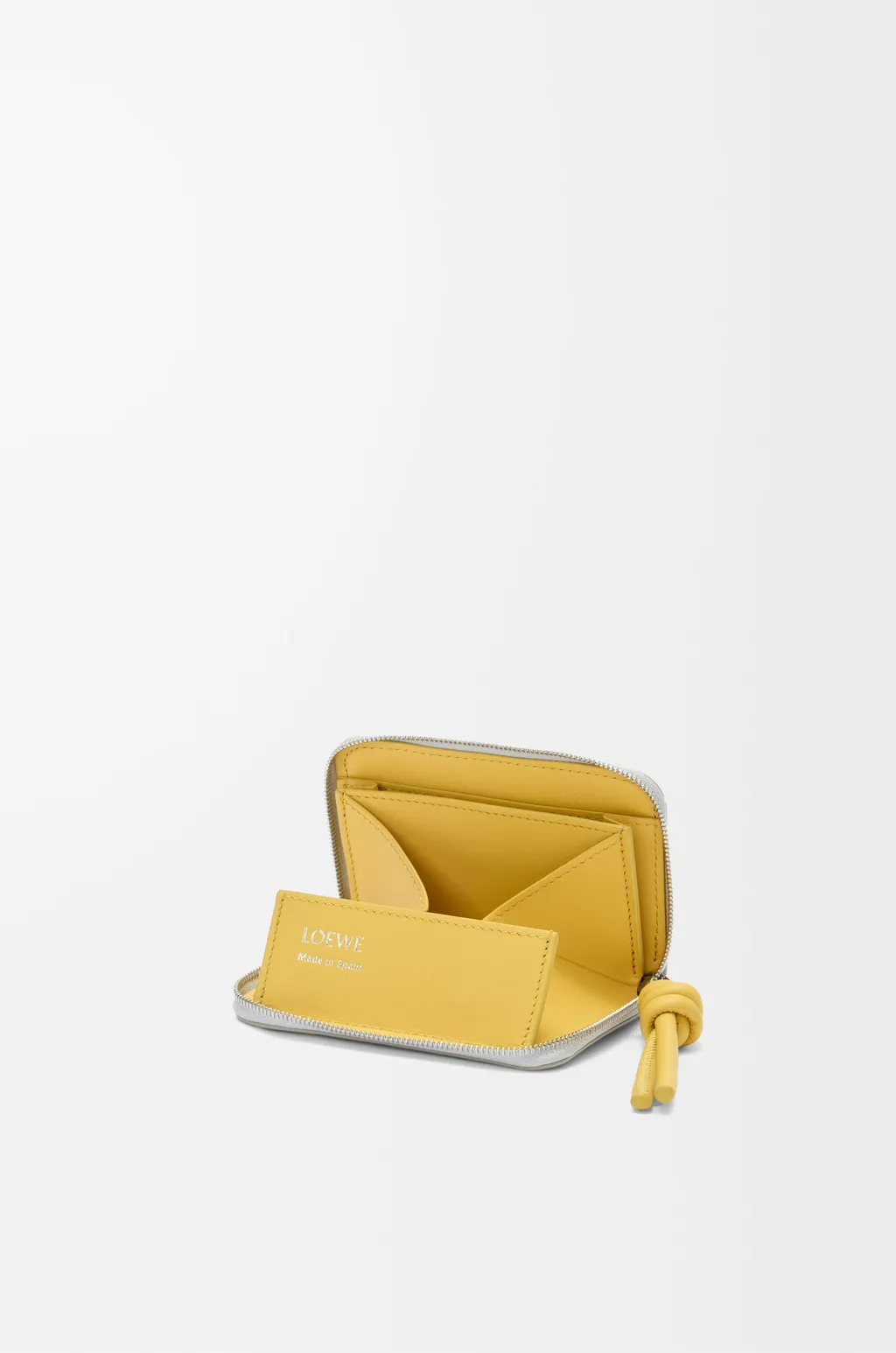 Zipped Coin Purse In Shiny Nappa Calfskin