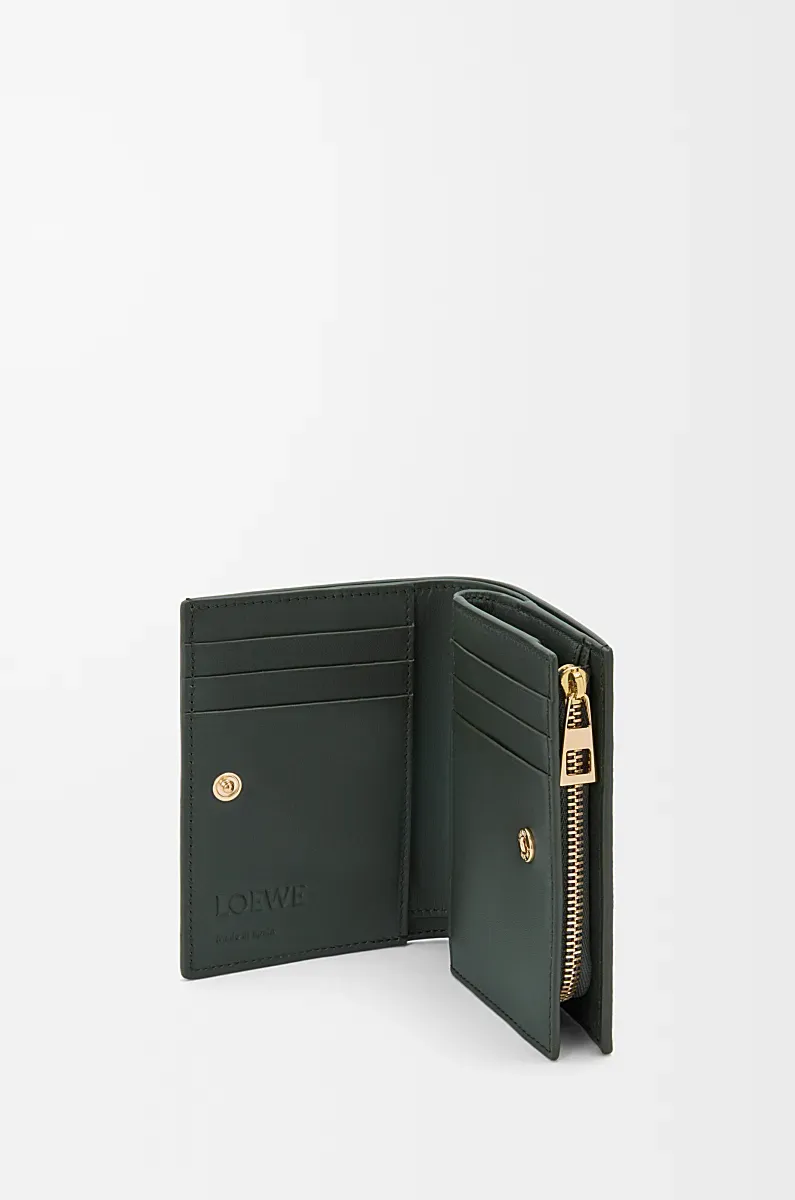 Compact Wallet In Nappa Calfskin