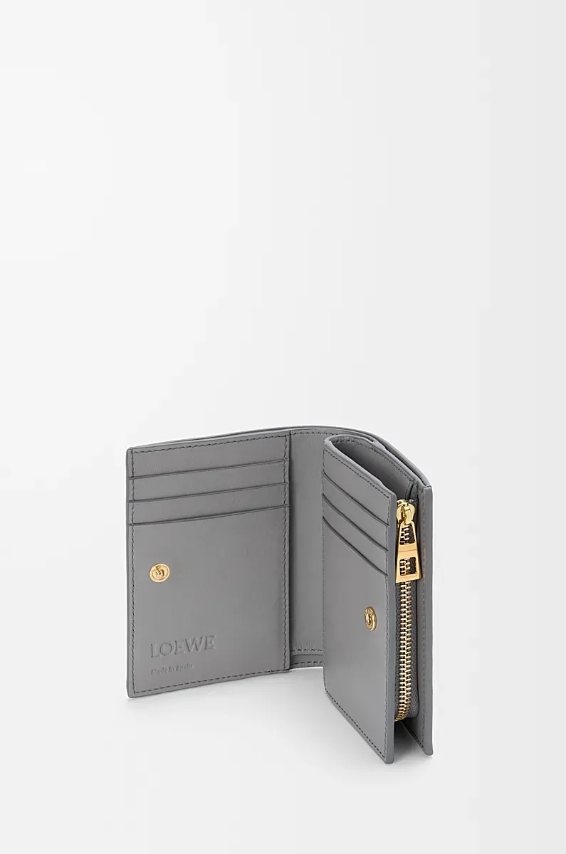 Compact Wallet In Nappa Calfskin