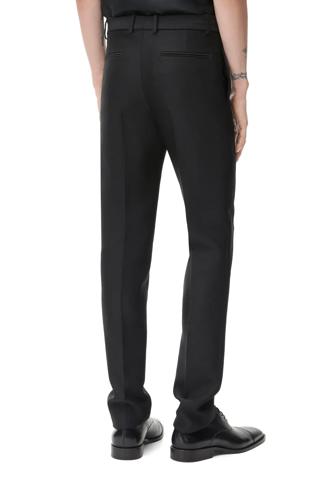 Trousers In Wool And Silk