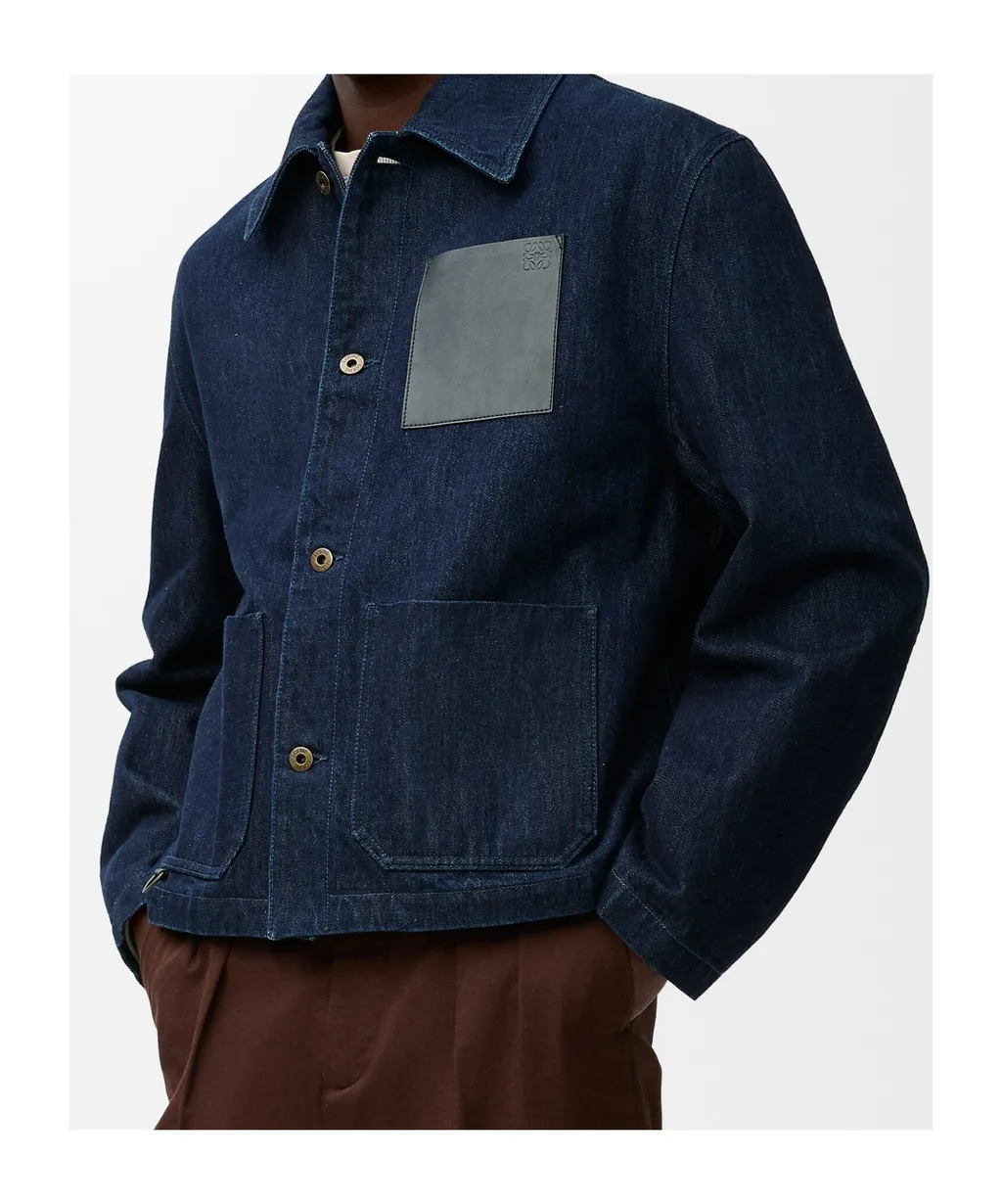 Button-Up Denim Jacket