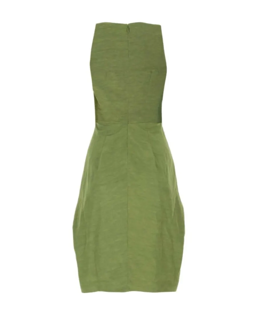 Logo Sleeveless Slim Dress