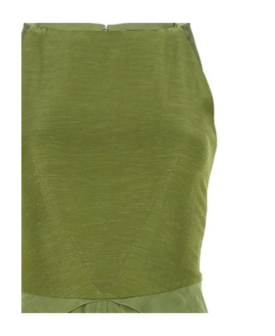 Logo Sleeveless Slim Dress