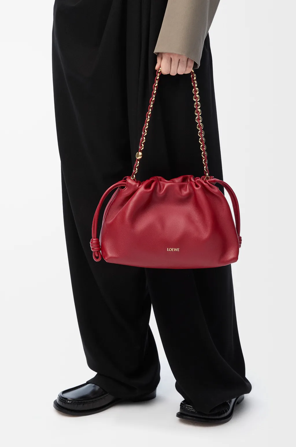 Flamenco Medium Drawstring Shoulder Bag
