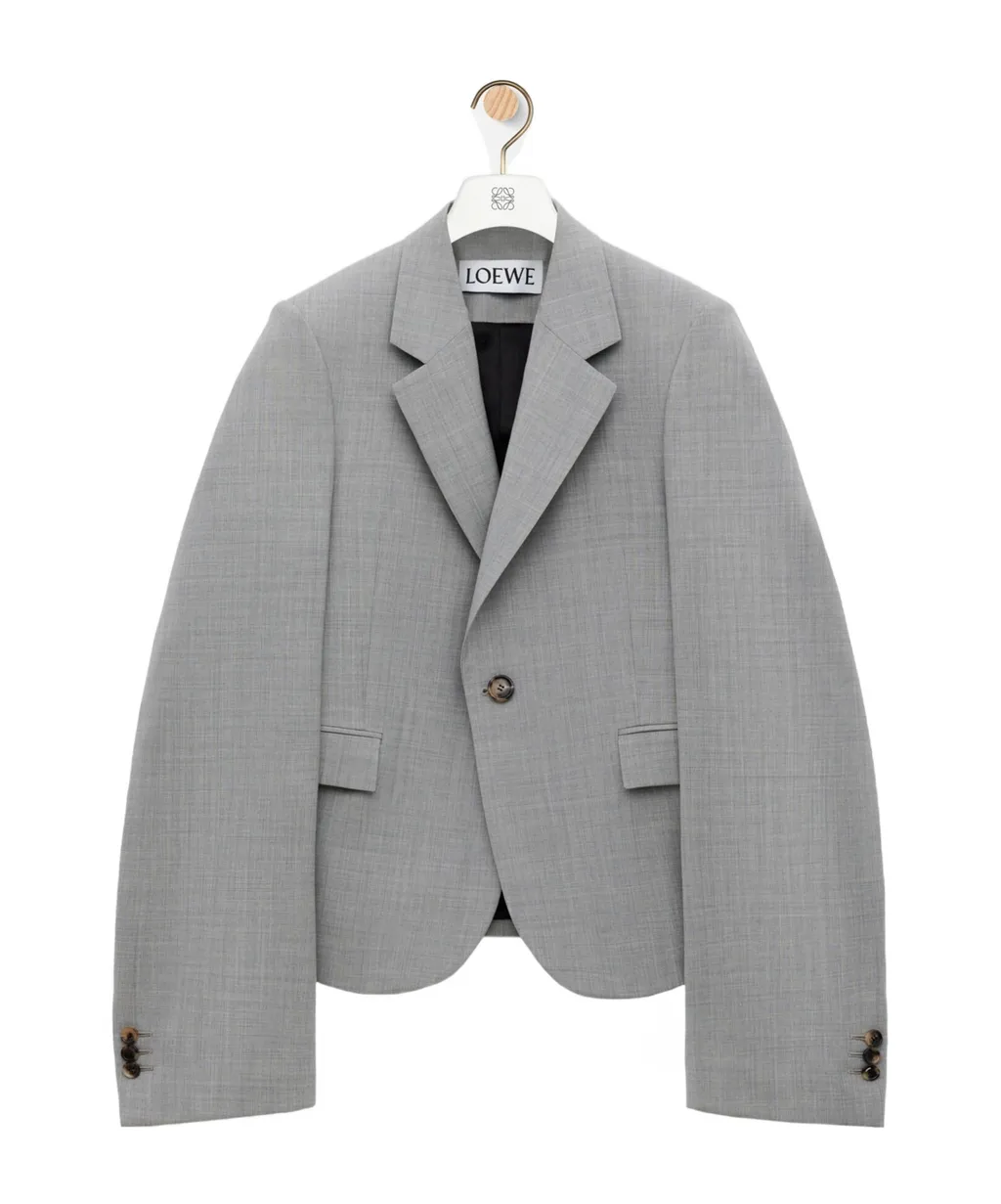 Single-Breasted Tailored Blazer