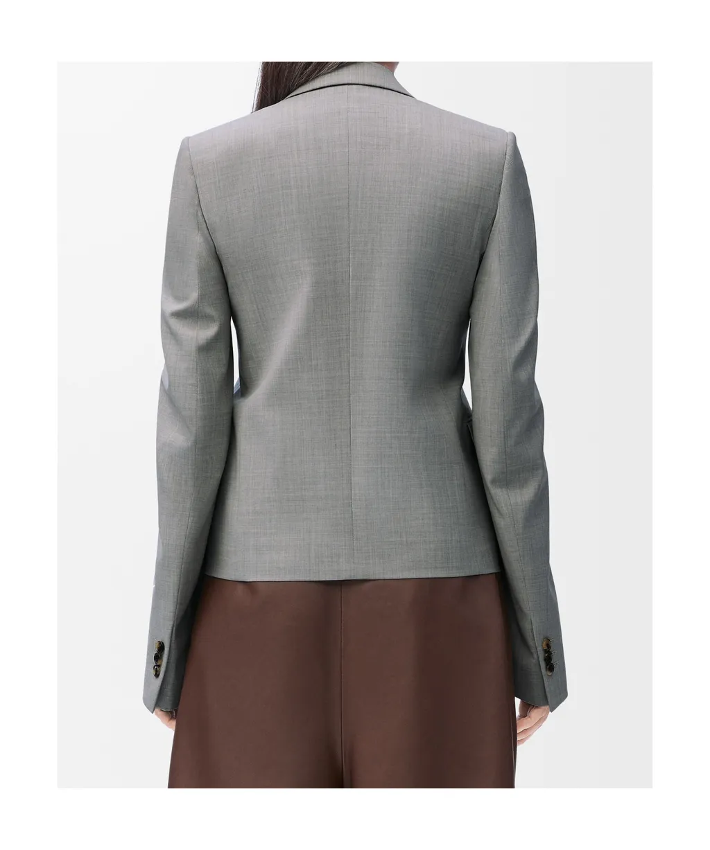 Single-Breasted Tailored Blazer