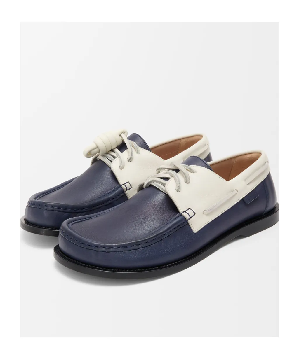 Campo Boat Shoe In Soft Calfskin