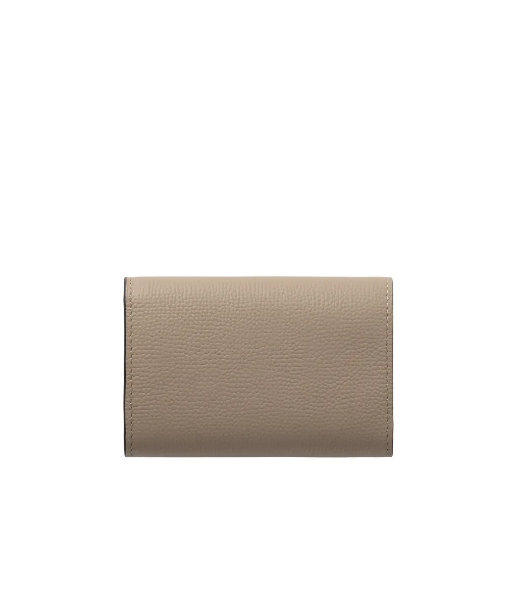 Anagram Small Vertical Wallet In Pebble Grained Calfskin