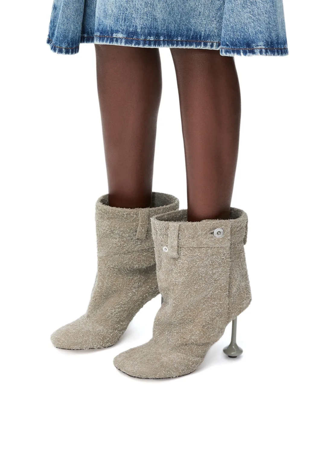 Toy Ankle Bootie In Brushed Suede