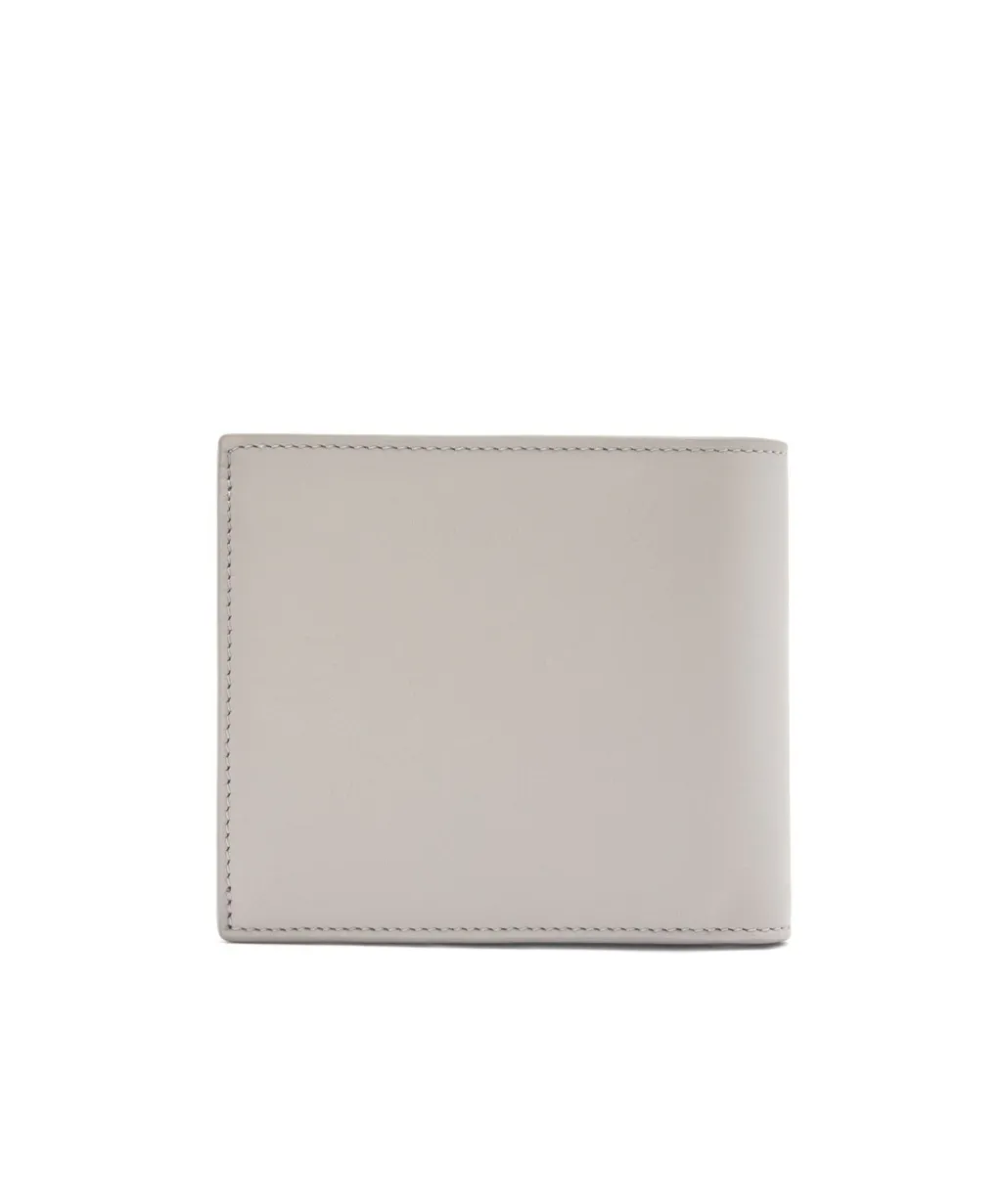 Bifold Coin Wallet In Satin Calfskin