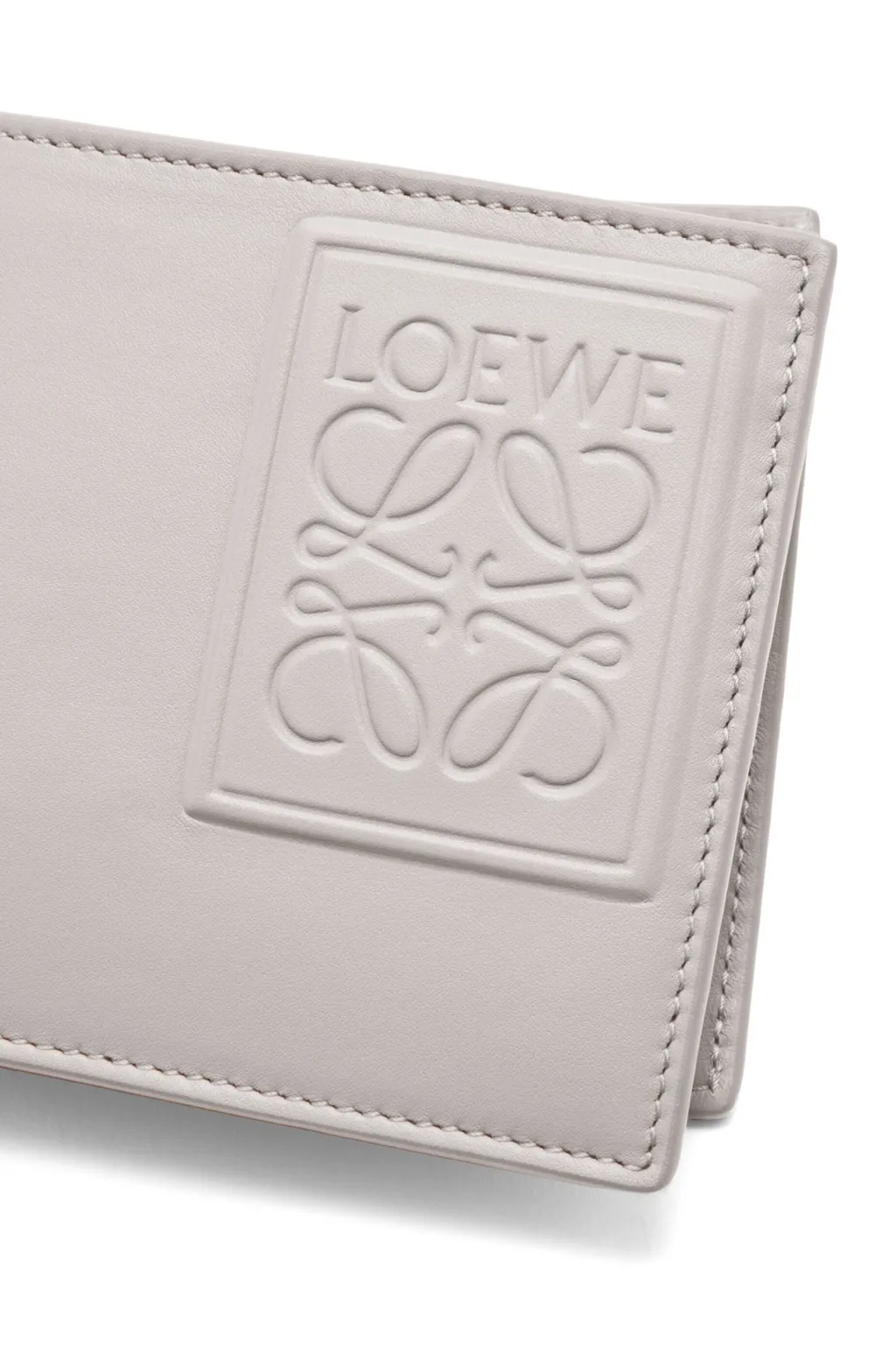 Bifold Coin Wallet In Satin Calfskin