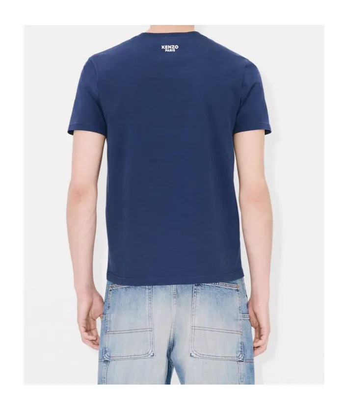 Elephant Logo Embroidered Slim T-Shirt