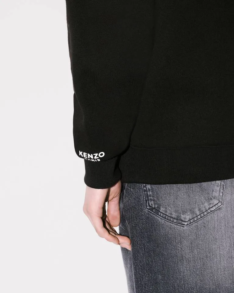 Boke Flower Pin Oversized Hoodie In Cotton