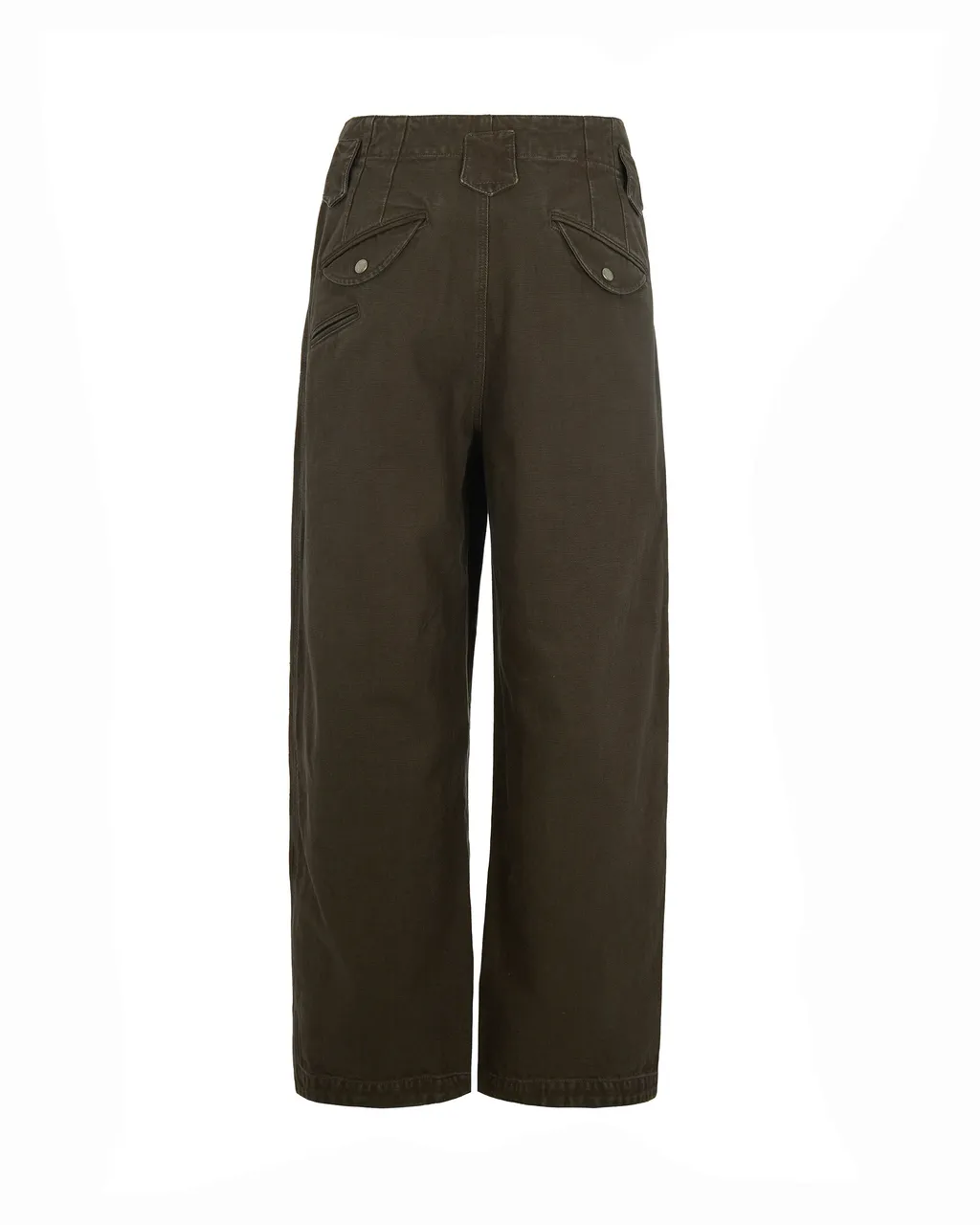 Kenzo Weave Double Knee Pants In Washed Cotton