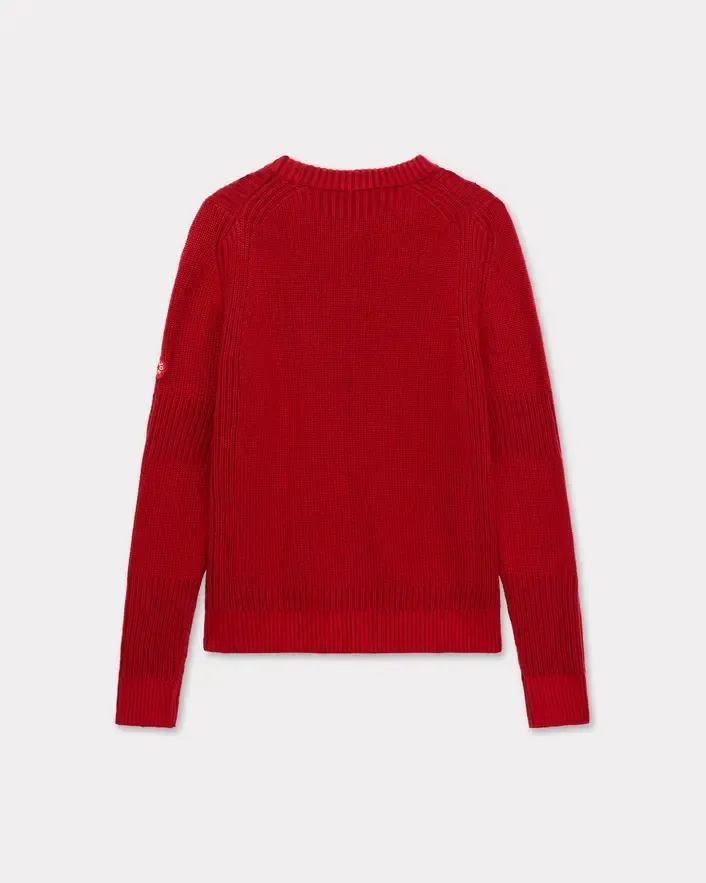 Boke Flower 2.0 Embroidered Jumper In Cotton Wool