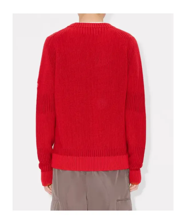 Boke Flower 2.0 Embroidered Jumper In Cotton Wool
