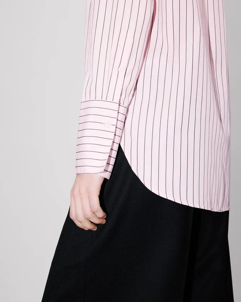 Boke Flower Pin Shirt In Cotton Poplin