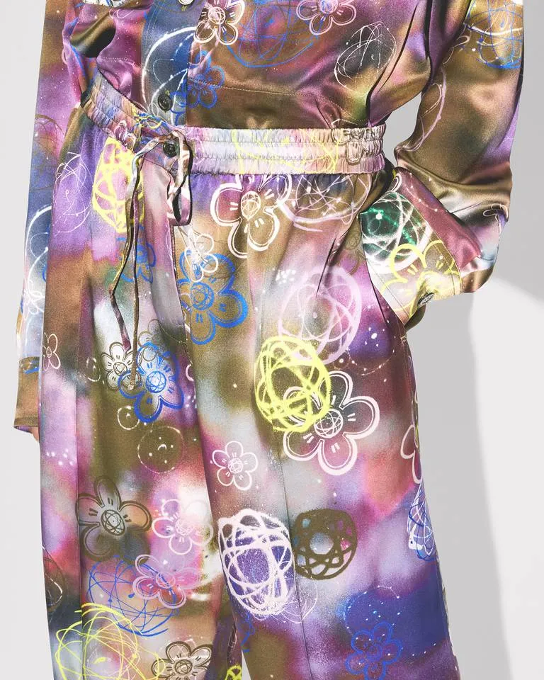 X Futura 2000 Pants In Silk