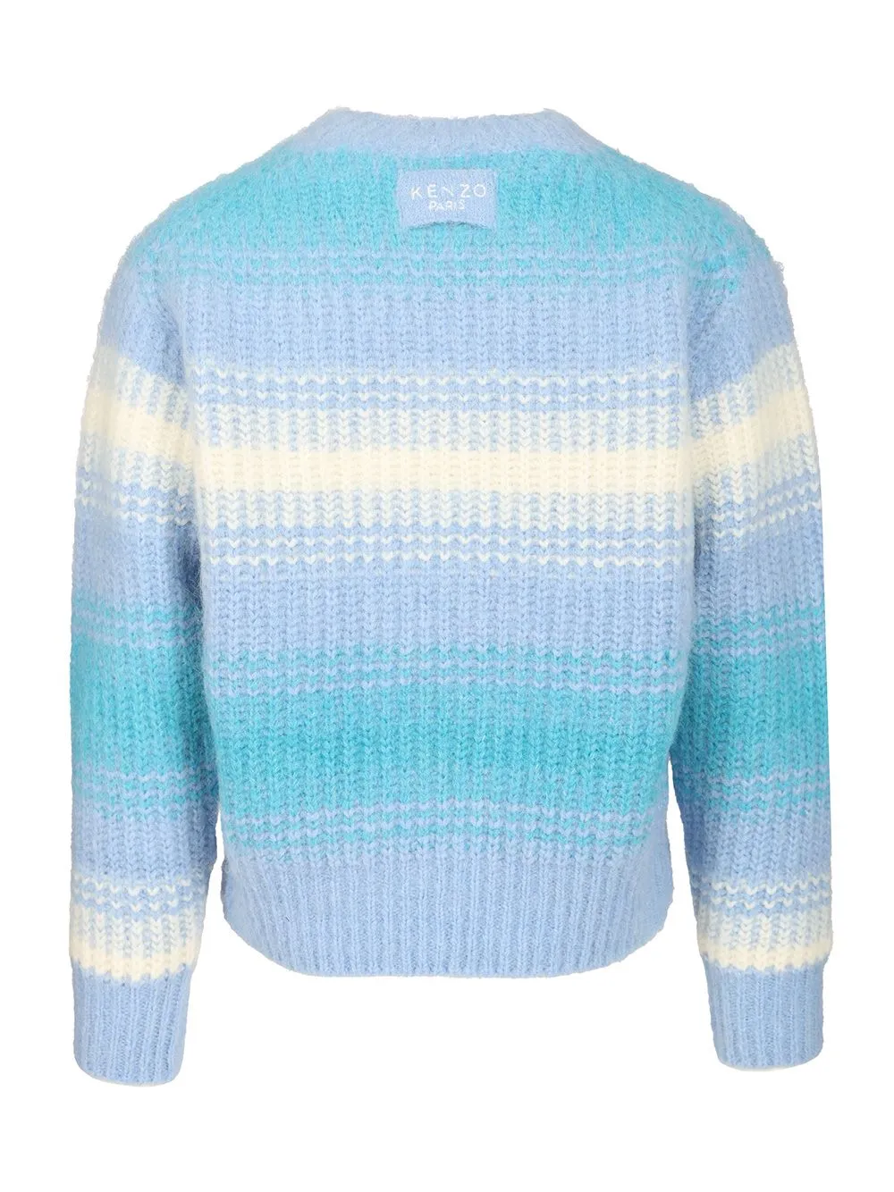 Kenzo Speed Stripe Jumper In Mixed Alpaca Wool