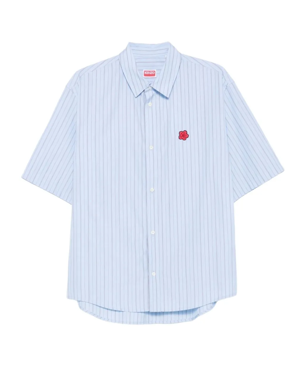 Striped Embroidered Shirt