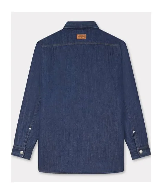 Padded Overshirt In Japanese Denim