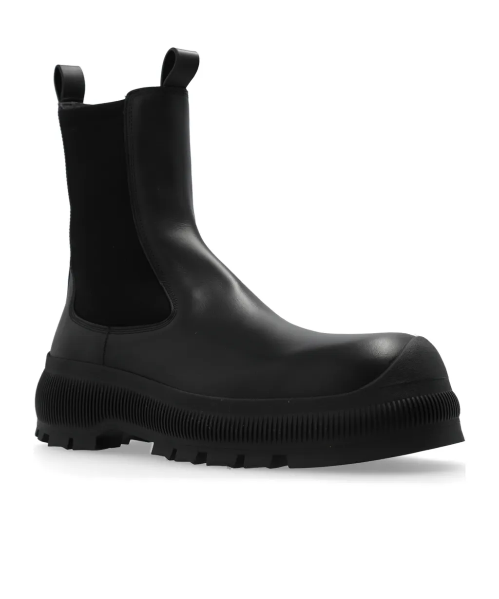 Round-Toe Chelsea Boots