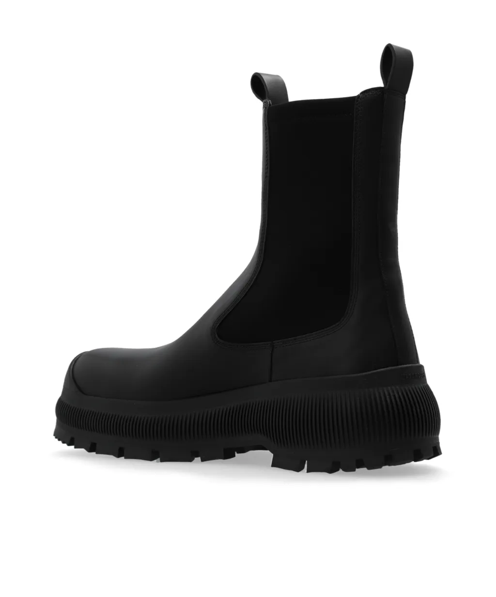 Round-Toe Chelsea Boots