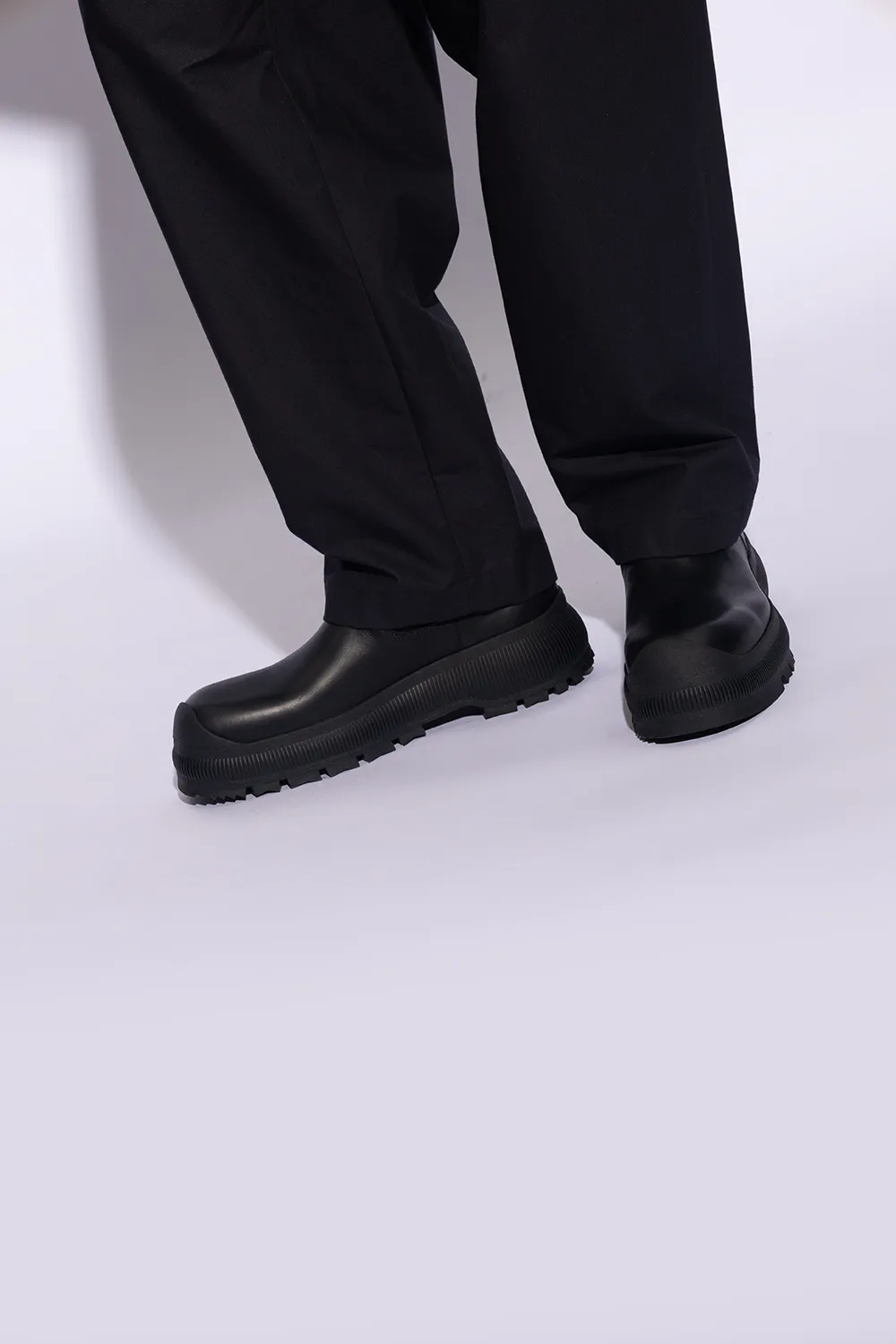 Round-Toe Chelsea Boots