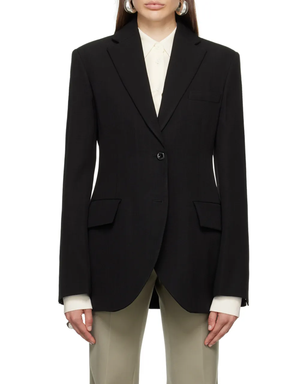Single-Breasted Suit Jacket