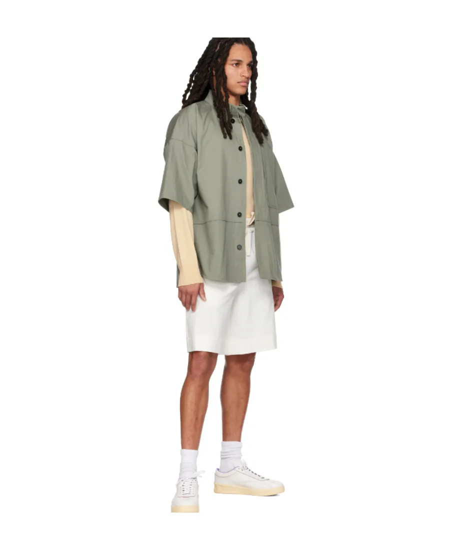 Stitched High-Necked Shirt